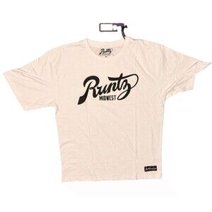 Runtz Worldwide "Midwest" Puff Print T-Shirt 3XL NWT White Logo Tee Streetwear